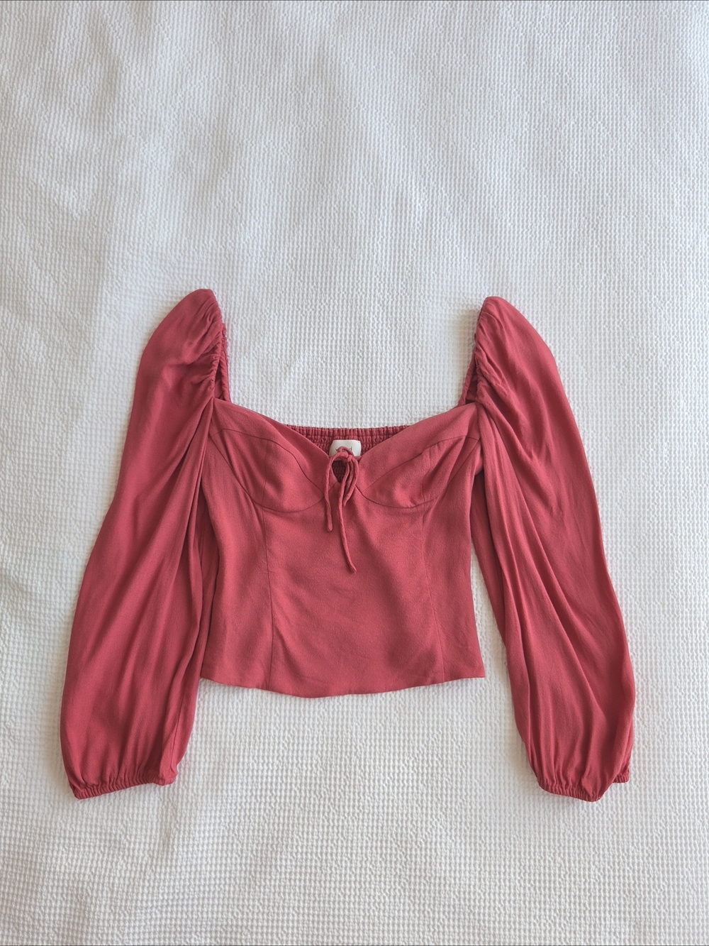 Aritzia Wilfred Novella Long-Sleeve Blouse